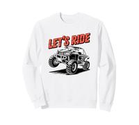 Let’s Ride Off Road ATV UTV Adventure Graphic Design Sweatshirt