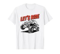 Let’s Ride Off Road ATV UTV Adventure Graphic Design T-Shirt