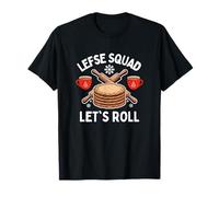 Let’s Roll Lefse Squad Funny Christmas T-Shirt