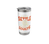 Let´s Settle This Like Adults Design for a Arm Wrestler Stainless Steel Insulated Tumbler