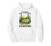 Let’s Sit By The Campfire Watch People Campers Sarcastic Pullover Hoodie