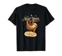 Let’s Take It Slow - Sloth New Year T-Shirt