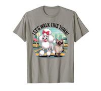 Let’s Walk This Town - Stylish Dog and Cat Duo T-Shirt