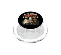 Let’s Watch Horror Movies Cute Halloween Ghost Pumpkin PopSockets PopGrip for MagSafe