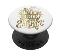 Let Shalom Guard Your Heart PopSockets Adhesive PopGrip