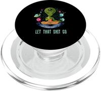Let That Shit-Go Alien Buddha Idea Meditation PopSockets PopGrip for MagSafe