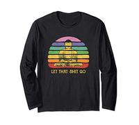Let That Shit-go Buddha Statue Buda Buddah Bhudda Budha Long Sleeve T-Shirt