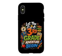 Let The 3rd Grade Adventure Begin Funny Third Grade Teacher Case for iPhone X/XS