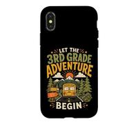 Let The 3rd Grade Adventure Begin Funny Third Grade Teacher Case for iPhone X/XS