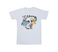 Let The Adventure Begin Cotton T-Shirt Winnie the pooh White 12-13 Years