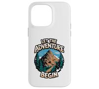 Let the Adventure Begin Minimalist Mountains Case for iPhone 14 Pro Max