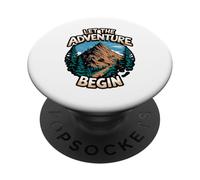 Let the Adventure Begin Minimalist Mountains PopSockets Adhesive PopGrip