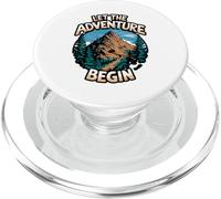 Let the Adventure Begin Minimalist Mountains PopSockets PopGrip for MagSafe