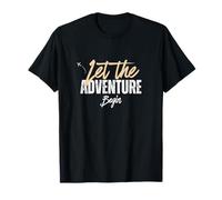 Let The Adventure Begin Motivational Apparel Travel Gear T-Shirt