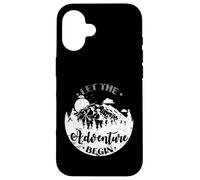 Let the Adventure Begin Mountains Case for iPhone 16