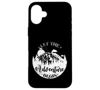 Let the Adventure Begin Mountains Case for iPhone 16 Plus