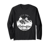Let The Adventure Begin Mountains Long Sleeve T-Shirt