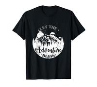 Let The Adventure Begin Mountains T-Shirt