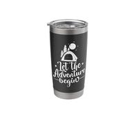 Let the Adventure Begin Wilderness and Freedom Stainless Steel Insulated Tumbler