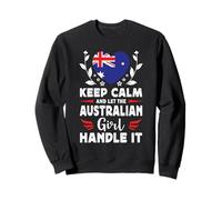 Let The Australian Girl Handle it Australia Flag Sweatshirt