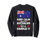 Let The Australian Girl Handle it Australia Flag Sweatshirt