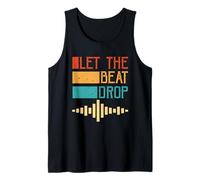 Let The Beat Drop Retro DJ Music Wave Vintage Tank Top