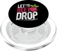 LET THE Beet DROP Beet Pun PopSockets PopGrip for MagSafe