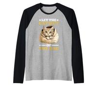 Let The Cat Out Of The Bag Idiom Expression Sarcasm - Raglan Baseball Tee