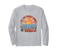 Let The Family Cruise Adventure Begin 2025 Vacation Long Sleeve T-Shirt