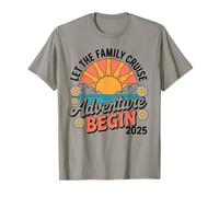 Let The Family Cruise Adventure Begin 2025 Vacation T-Shirt