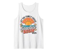 Let The Family Cruise Adventure Begin 2025 Vacation Tank Top
