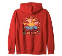 Let The Family Cruise Adventure Begin 2025 Vacation Zip Hoodie