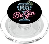 Let The Fun Be Gin Cocktail Lover Drinking Humor Gin Lover PopSockets PopGrip for MagSafe