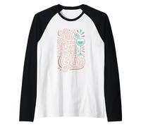 Let The Fun Be Gin Cocktail Lover Drinking Humor Gin Lover Raglan Baseball Tee