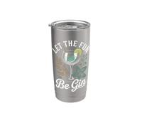 Let The Fun Be Gin Cocktail Lover Drinking Humor Gin Lover Stainless Steel Insulated Tumbler