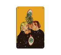 Let The Fun Begin. Retro Poster Metal Tin Sign Chic Art Retro Iron Painting Bar People Cave Cafe Family Garage Poster Wall Decoration 8x12inch(20x30cm)