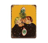 Let The Fun Begin. Retro Poster Metal Tin Sign Chic Art Retro Iron Painting Bar People Cave Cafe Family Garage Poster Wall Decoration 12x16inch(30x40cm)