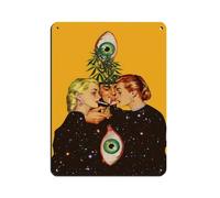 Let The Fun Begin. Retro Poster Metal Tin Sign Chic Art Retro Iron Painting Bar People Cave Cafe Family Garage Poster Wall Decoration 12x16inch(30x40cm)