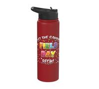Let The Games Field Day Begin School Fun Field Day Stainless Steel Insulated Water Bottle
