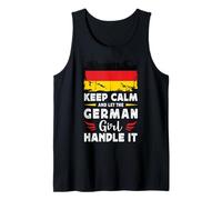 Let The German Girl Handle it Germany Flag Tank Top