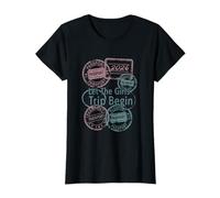 Let The Girls Trip Begin Matching Passport T-Shirt
