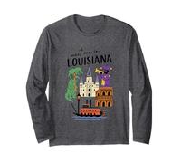 Let The Good Times Roll New Orleans Icon Long Sleeve T-Shirt