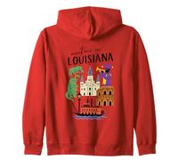 Let The Good Times Roll New Orleans Icon Zip Hoodie