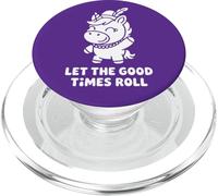 Let The Good Times Roll Unicorn PopSockets PopGrip for MagSafe