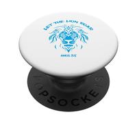 Let The Lion Roar Faithful Christian Scripture PopSockets Adhesive PopGrip