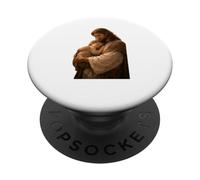 Let the Little Children Come Jesus with Child Christian Art PopSockets Adhesive PopGrip