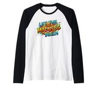 Let The Madness Begin - Basketball Tournament Fan Wear Raglan Baseball Tee