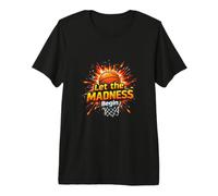 Let the Madness Begin Bold Basketball Explosion Premium T-Shirt
