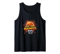 Let the Madness Begin Bold Basketball Explosion Tank Top