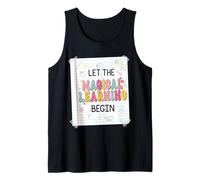 Let The Magical Learning Begin Back to School Groovy Teacher Tank Top